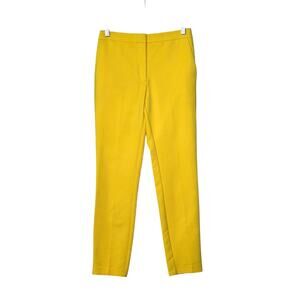 ZARA BASIC yellow straight legs pants size M